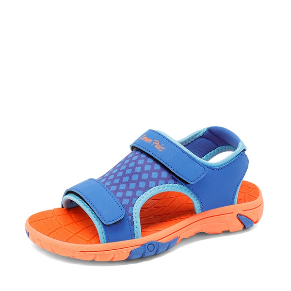 Kids Outdoor Quick Dry Sport Sandals - ROYAL BLUE ORANGE -  0